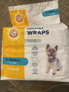 Arm & hammer XS dog Disposable Diapers 12 Pack - Picture 1 of 2