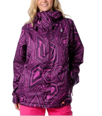 GUC Volcom Ayers Thermonite Women's Snowboarding Ski 15 K Jacket Size Medium - Image 1 of 4