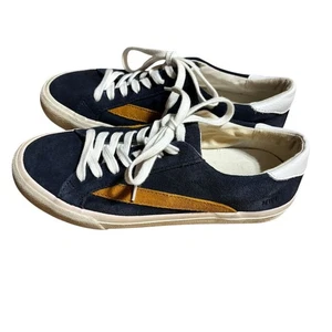 Madewell Women's Sidewalk Sneakers Multicolor Suede Lace-Up Size 6 - Picture 1 of 9