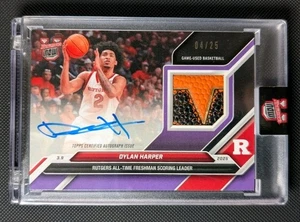 2024-25 Bowman U Now Dylan Harper Purple Auto Relic /25 Rutgers #82B - Foto 1 di 2