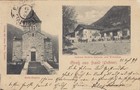 AUSTRIA (B5048) 1899 cartolina GRUSS AUS SAND  ann. SANDHOF PASSEIER FESTPLAZ