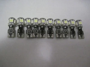 10x Canbus Free LED T10 194 W5W LED 5-5050 6K Color Blanco Para BMW Benz - Imagen 1 de 5