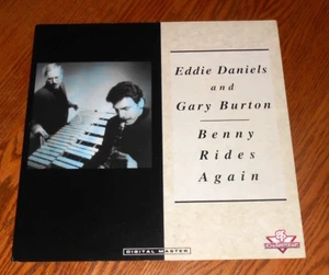 Póster Eddie Daniels y Gary Burton Benny Rides Again promoción plana de 2 caras 12x12  - Imagen 1 de 2