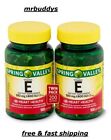 Spring Valley Vitamin E Softgels 400 IU, 100 Count, 2 Pack