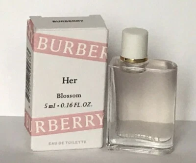 BURBERRY HER BLOSSOM Eau De Toilette FOR WOMEN Mini .16oz, 5ml NIB - Image 1 of 4