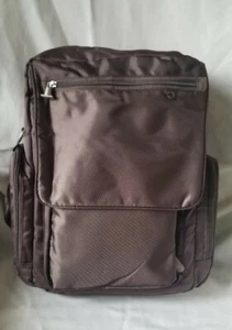 Fisher Price Deluxe Convertible Sporty Diaper Backpack Tote Brown Infant Unisex - Picture 1 of 12