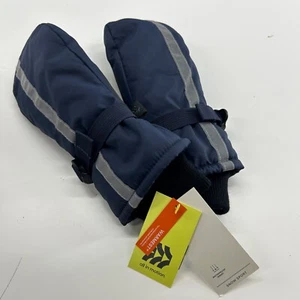 All In Motion Mittens Kids Warmest Blue Snow Sport NWT Insulated Ski Sledding - Picture 1 of 7