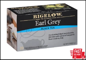Bigelow Earl Grey Black Tea, Caffeinated, 20 Ct (Pack of 6), 120 Total Tea Bags - Picture 1 of 3