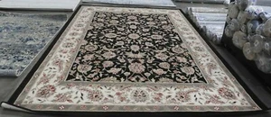 BLACK 8'-9" X 11'-9" Back Stain Rug, Reduced Price 1172626140 HK78A-9 - Picture 1 of 4