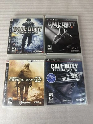 Call of Duty Game Lot (PS3) 4 Games FPS Shooter Bundle Adult Owned With Manuals  - Image 1 of 4