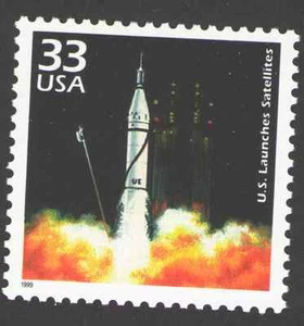 US. 3187 d. 33c. EE. UU. lanza satélite. Celebra el siglo. MNH. 1999 - Imagen 1 de 1