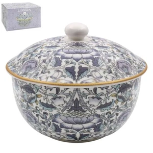 Wiliam Morris' Lodden Design - Fine China Bowl with Lid - Picture 1 of 2