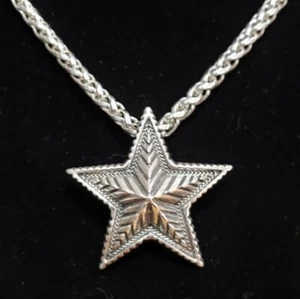 Collar colgante de plata esterlina 925 Cody Sanderson 18" navajo jinete nocturno - Imagen 1 de 8