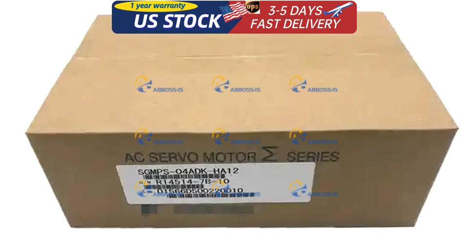 ONE NEW Yaskawa AC SERVO MOTOR SGMPS-04ADK-HA12 - Image 1 of 1