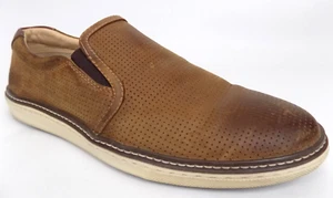 Johnston & Murphy Mens McGuffey Slip On Loafer Casual Shoes Size 9.5 Med, Brown - Picture 1 of 11