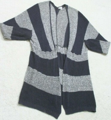 Cárdigan Suéter Top Gris Blanco Manga Larga BP. Pequeño algodón acrílico nailon WS552 Foto 1 de 4