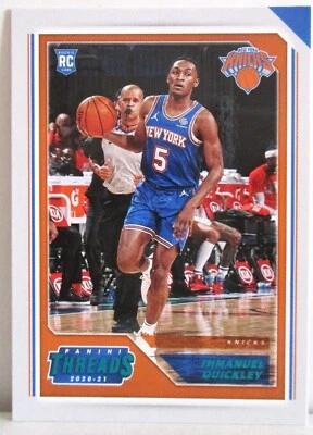 Immanuel Quickley 2020-21 Panini Chronicles Threads Teal RC #100 New York Knicks - Image 1 of 2