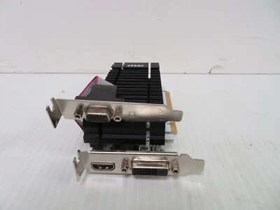 MSI GeForce GT 730 Kepler 2GB DDR3 OC LP PCI-E Video Graphics Card - Image 1 of 4