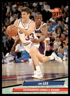 1992-93 Fleer Ultra Jim Les Basketball Cards. #350 - Image 1 of 2