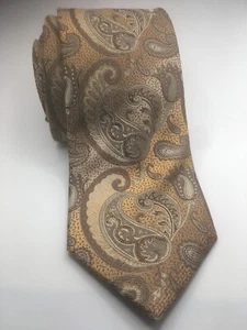 Steven Land Big Knot "Angelo Bonetti" Brown Gray Men's Tie. - Picture 1 of 3