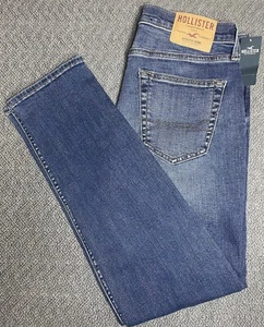 Pantalones de mezclilla ajustados deportivos elásticos avanzados Hollister para mujer 30x30 "ajuste 31x29,5" nuevos con etiquetas - Imagen 1 de 18