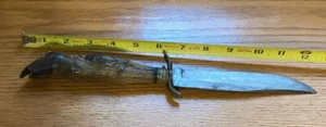 Antique Large Hunting Knife Likely German Austrian at-82 - Imagen 1 de 8