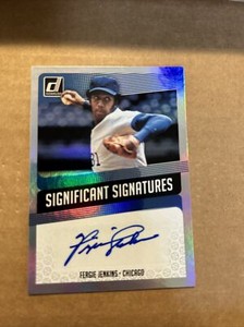 2018 Panini Donruss Significant Signatures Fergie Jenkins #SIG-FJ Auto HOF