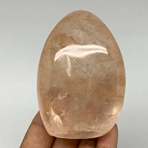 326.1g, 3.5"x2.5"x1.6" Red Hematoid Quartz Freeform Crystal Polished, B5496 - Picture 1 of 12