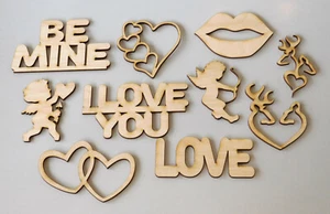 Plantillas de diseño de madera - Juego de San Valentín - Imagen 1 de 1