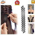 PROFESSIONAL FRENCH BRAID PLAIT Hair Braiding Tool Roller Black Bun Twist Style