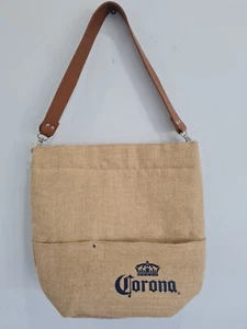 Bolsa enfriador de alimentos Corona cerveza yute bebidas nunca usada - Imagen 1 de 7