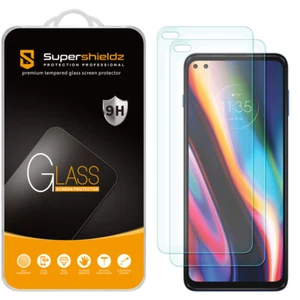 2X Supershieldz Tempered Glass Screen Protector for Motorola Moto G 5G Plus - Picture 1 of 5