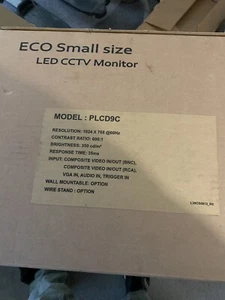 PANASONIC 9.7IN HIGH RESOLUTION COLOR LED MONITOR / PLCD9C - Picture 1 of 3