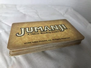 1995 JUMANJI board game 30 DANGER CARDS Full set Replacement Cards Only - Picture 1 of 3