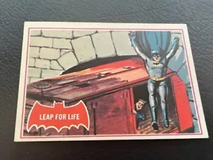 Batman Robin Joker Card 1966 Periodical Topps DC Comics 19A Leap Life Treachery - Picture 1 of 2