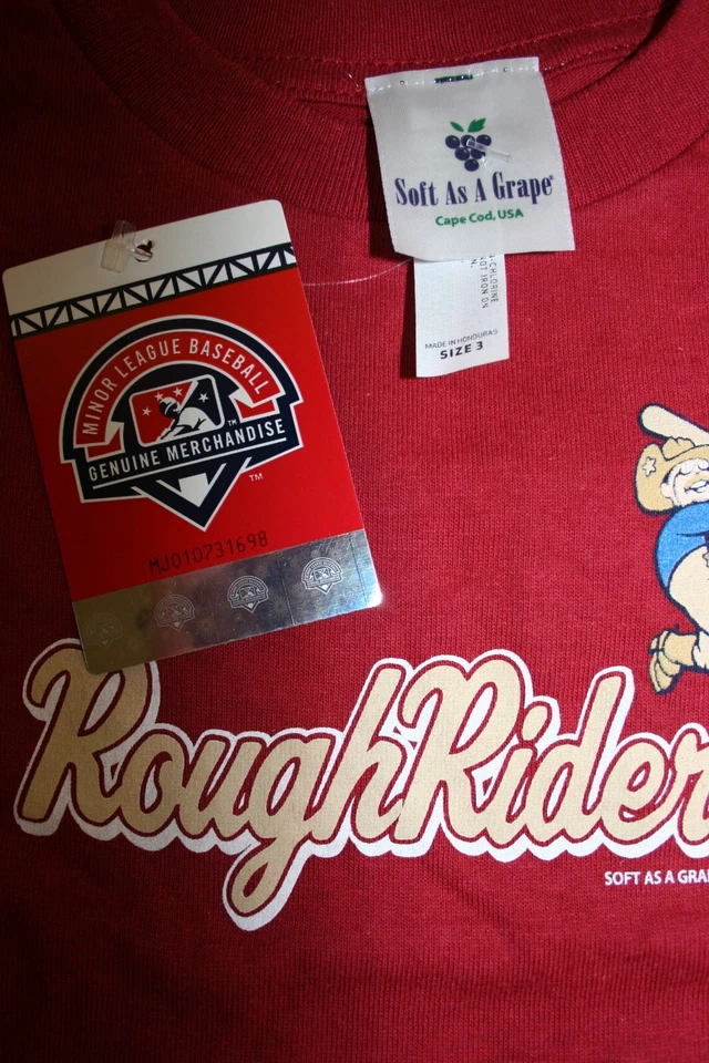 NUEVA CAMISETA DE BÉISBOL DE LIGAS MENORES Frisco Rough Riders MiLB AAA 3T Niño pequeño Foto 1 de 3