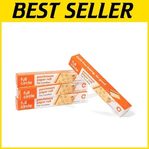 Eco-Friendly Non-Stick Parchment Paper Rolls - 280sq.ft, Unbleached & Food Safe - Picture 1 of 8
