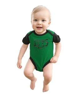 NFL Team 1 Piece New York Jets Infant Size 6-9 Months Green W/Black Trim Snaps - Picture 1 of 4