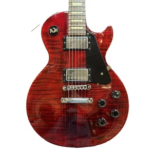 [Gibson] Les Paul Studio Wine Red USA 2001 Figured Maple Top Electric Guitar - Picture 1 of 24