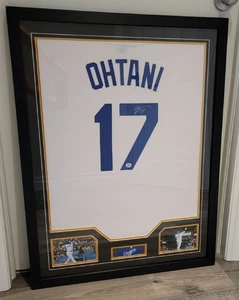 FRAMED! Shohei Ohtani Signed Autographed Pro Style White Jersey Authenticated - Bild 1 von 7