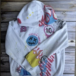 Fresh Laundry Graffiti Hoodie, Unisex Size Small, Kids, Preteen Street Art Style - Picture 1 of 9