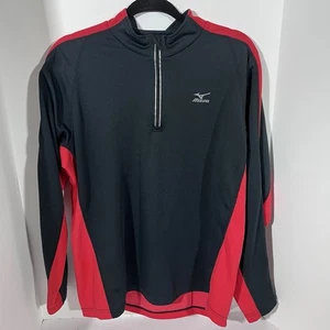 Mizuno Breath Thermo 1/4 Zip Pullover Long Sleeve Shirt Men's Size Large - Picture 1 of 7