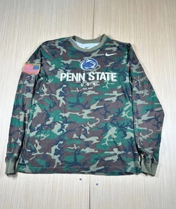 Nike Penn State Nittany Lions Football Team Shirt Mens M Multicolor Camouflage - Picture 1 of 5