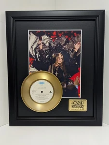 Ozzy Osbourne Mama I'm Coming Home Tribute Framed 45 Gold Record Display - Picture 1 of 6