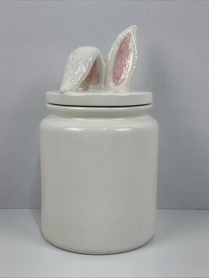MAGENTA Whimsy Home Bunny Canister Jar - Easter Decor Storage - Image 1 of 4