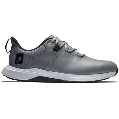New FootJoy Golf ProLite Shoes Gray/Charcoal/White Size 7 Medium  (Previous - Image 1 of 3