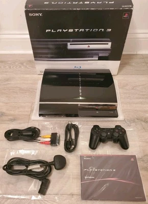 BOXED Sony PS3 CECHC03 60GB Console Backwards compatible plays Ps1/2&3-ONE OWNER - Image 1 of 4
