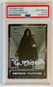 2023 Topps ROTJ 40th Emperor Palpatine Ian McDiarmid PSA DNA Signed AUTO RARE - Picture 1 of 4