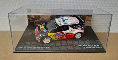 Citroen DS3 WRC S.Loeb Rallye 2011 1/43 IXO Vitrinenbox - Bild 1 von 2