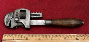 Stillson Walworth Boston USA #8-8" Adjustable Monkey Pipe Wrench Antique - Bild 1 von 10